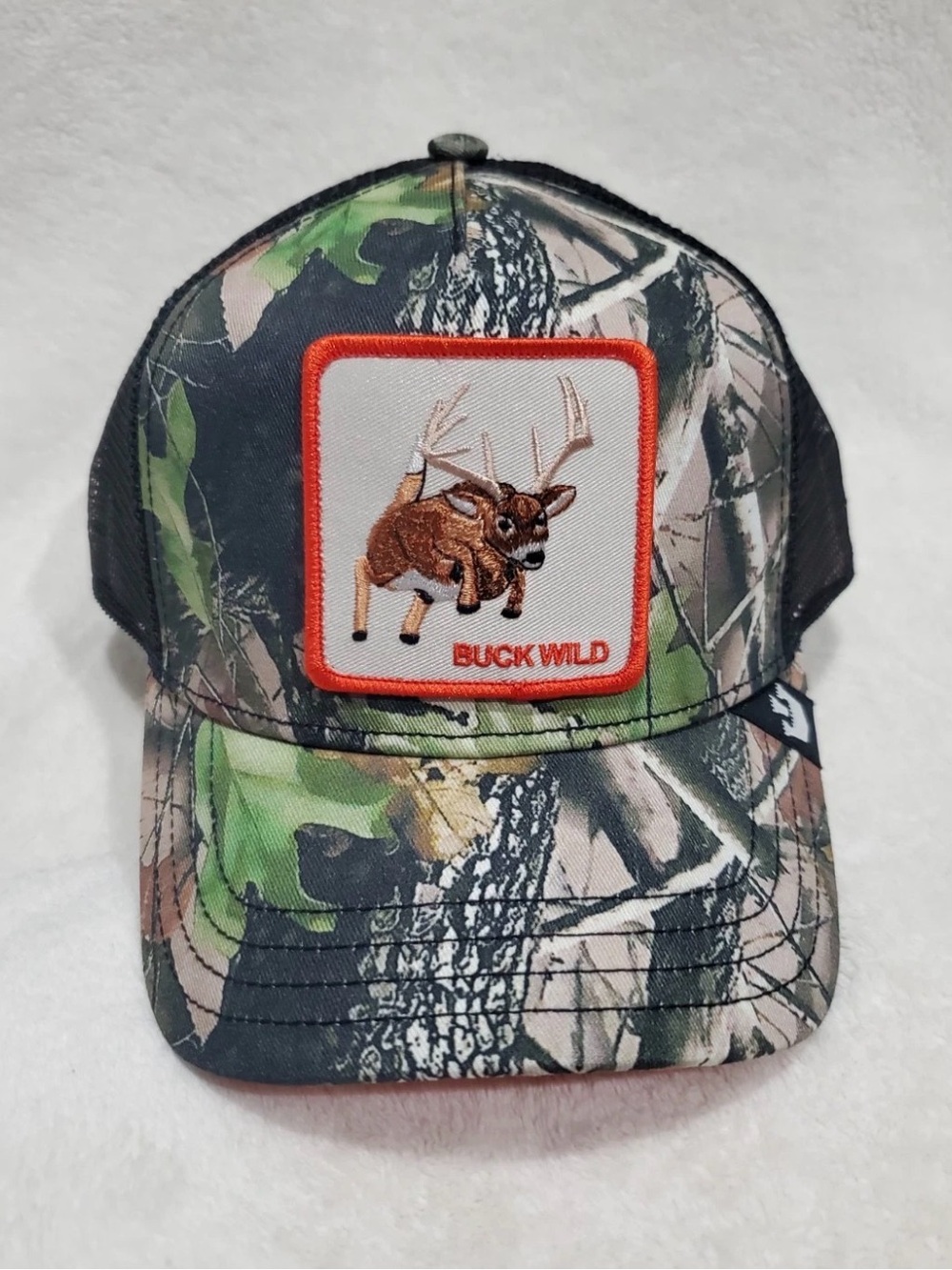 Goorin Bros “Buck Wild”mesh trucker cap Camouflage NWT